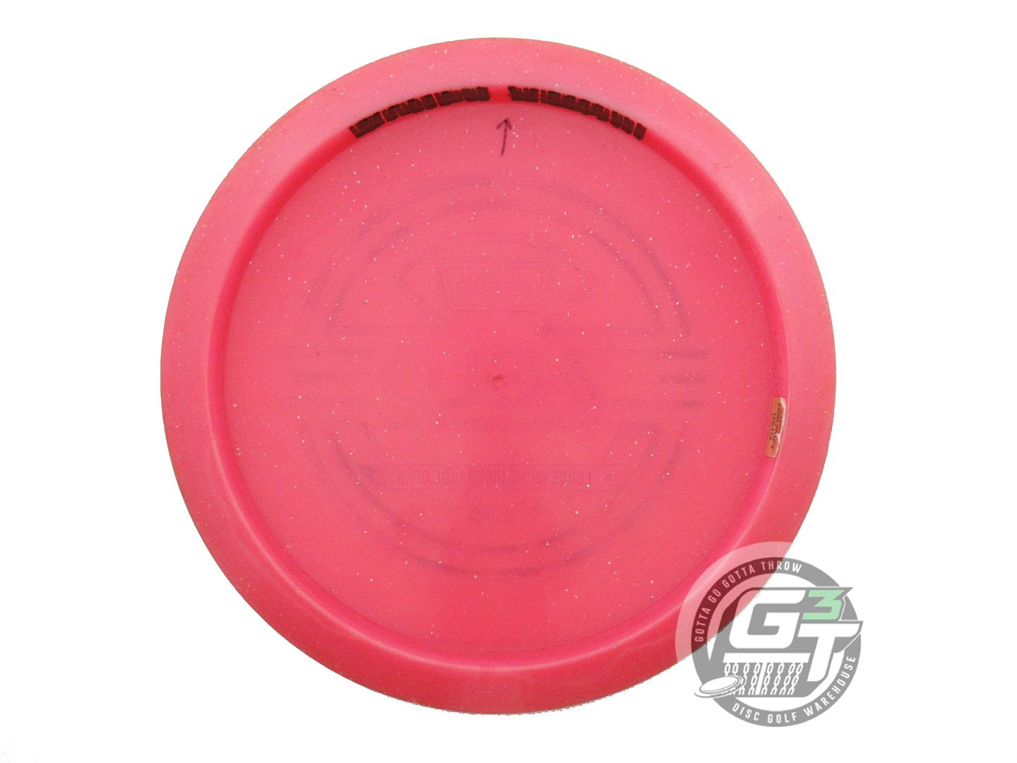 USED Discraft [LEDGESTONE] Z Glo Sparkle Undertaker 173g Pink Zebra Driver Disc
