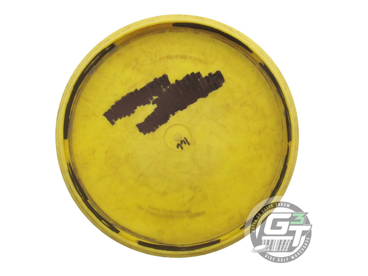 USED Innova GUMMY R-Pro Rhyno 166g Yellow Red Foil PFN Putter Golf Disc