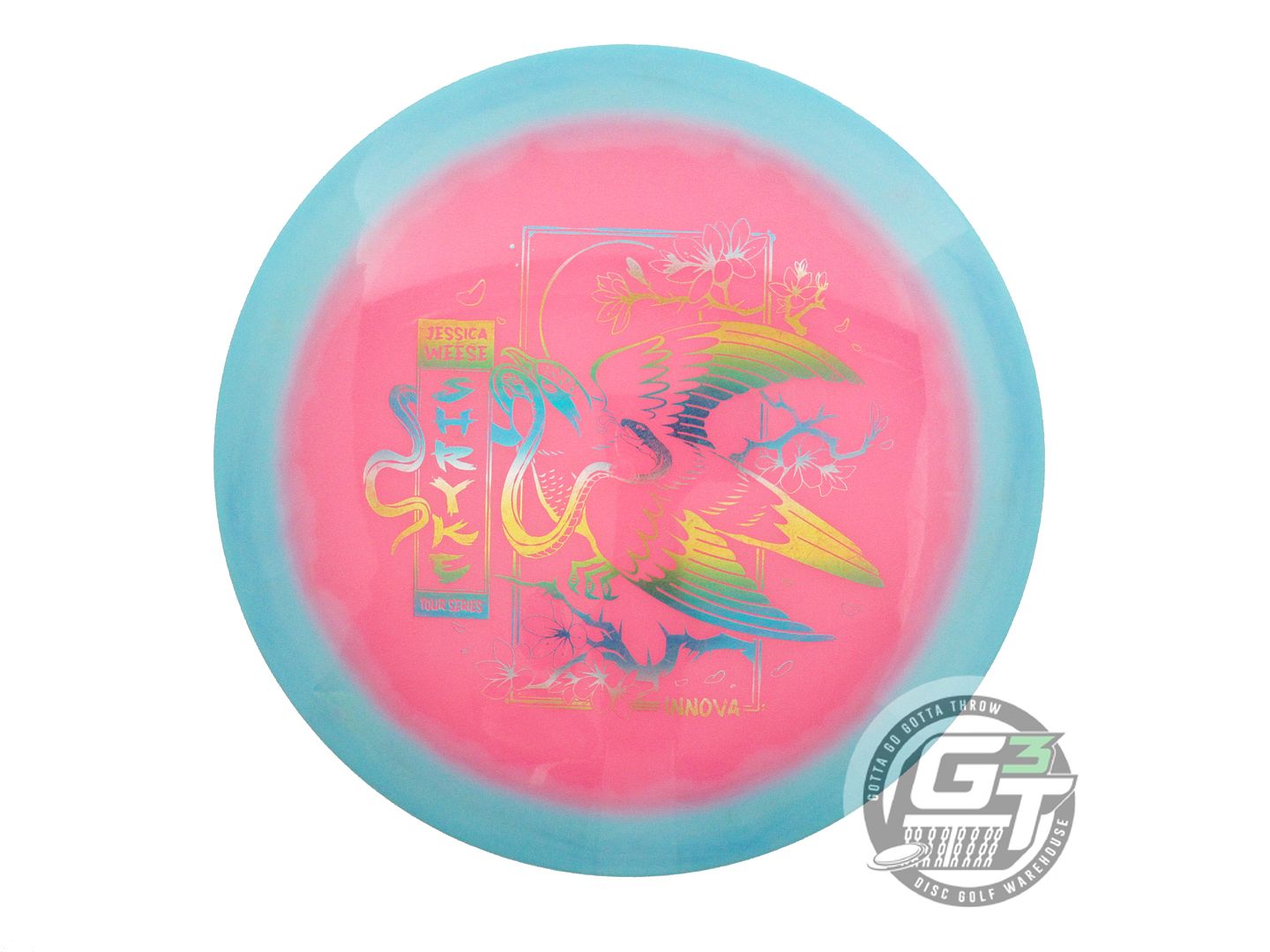 USED Innova [WEESE] Halo Champion Shryke 174g Teal-Pink Distance Driver Disc