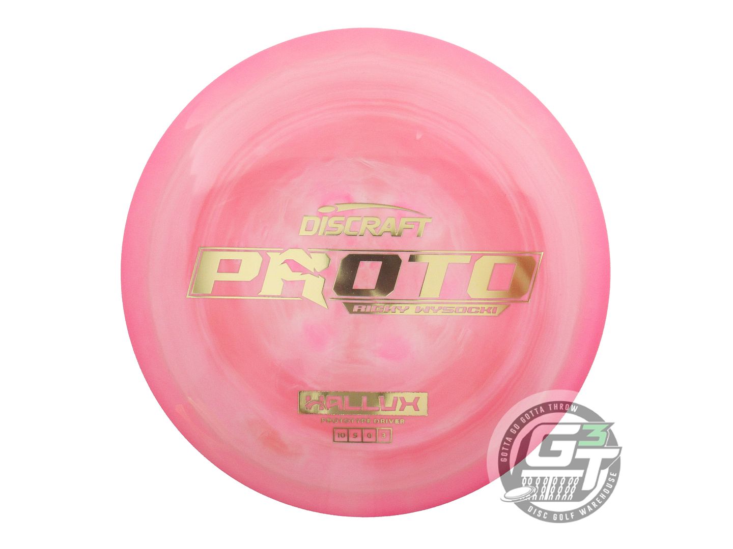 Discraft Limited Edition Prototype Ricky Wysocki Signature Hallux Distance Driver Golf Disc (Individually Listed)