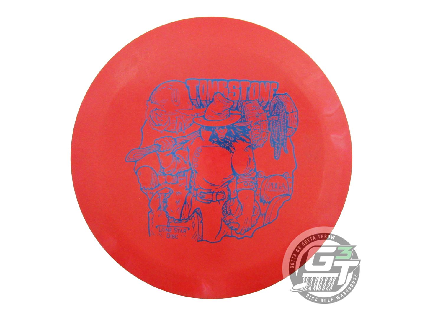 USED Lone Star [ARTIST] Bravo Tombstone 173g Red Blue Foil Distance Driver Disc