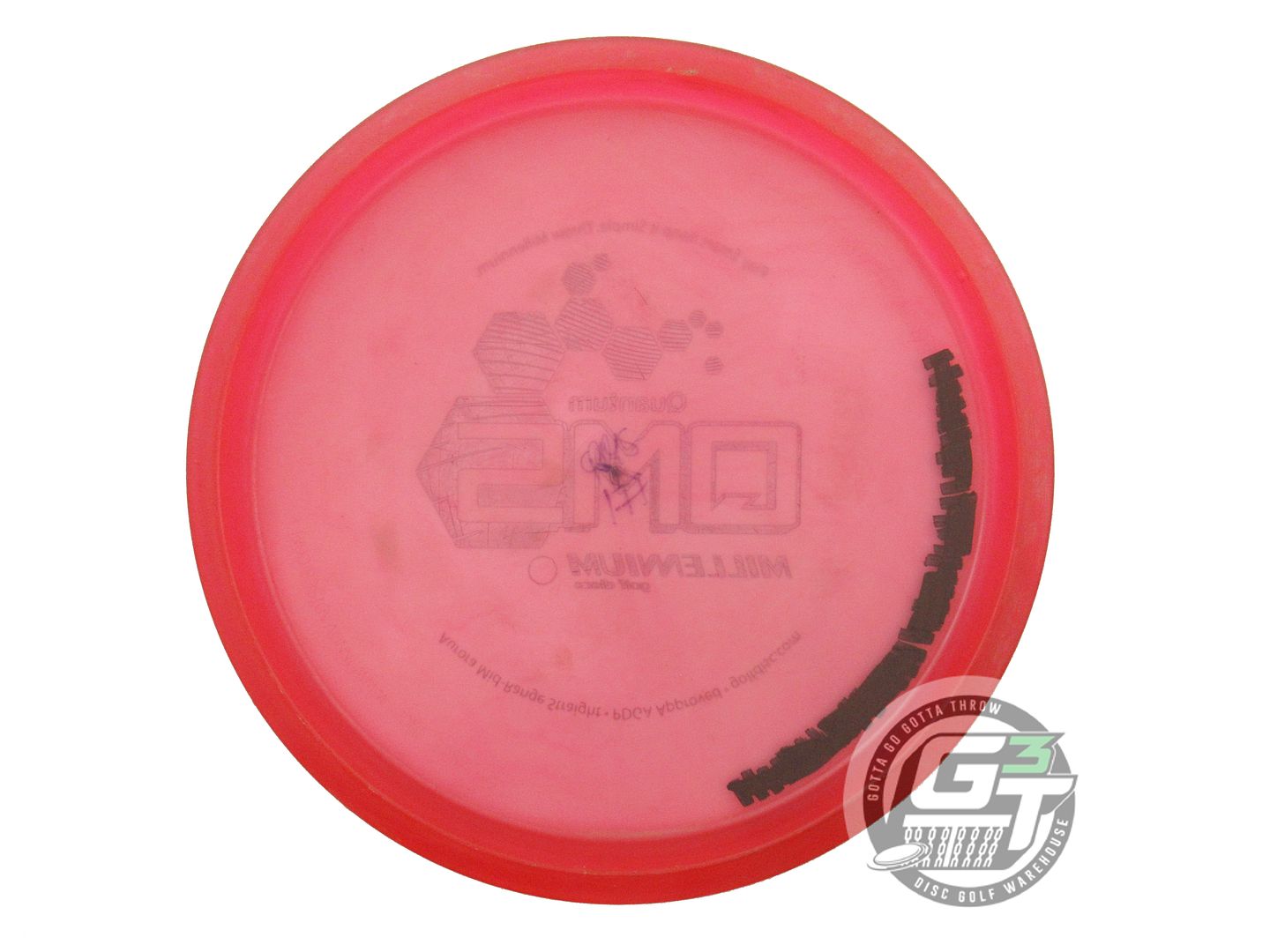 USED Millennium Quantum Aurora MS 177g Red Black Stamp Midrange Golf Disc