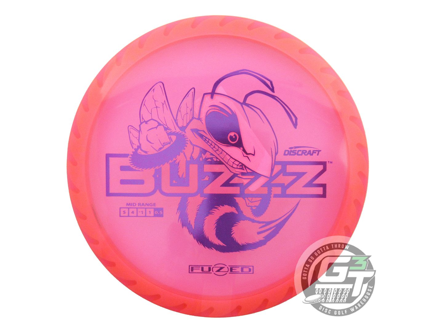 Discraft Fuzed Line Buzzz w/ Saw Pattern Midrange Golf Disc (Individually Listed)