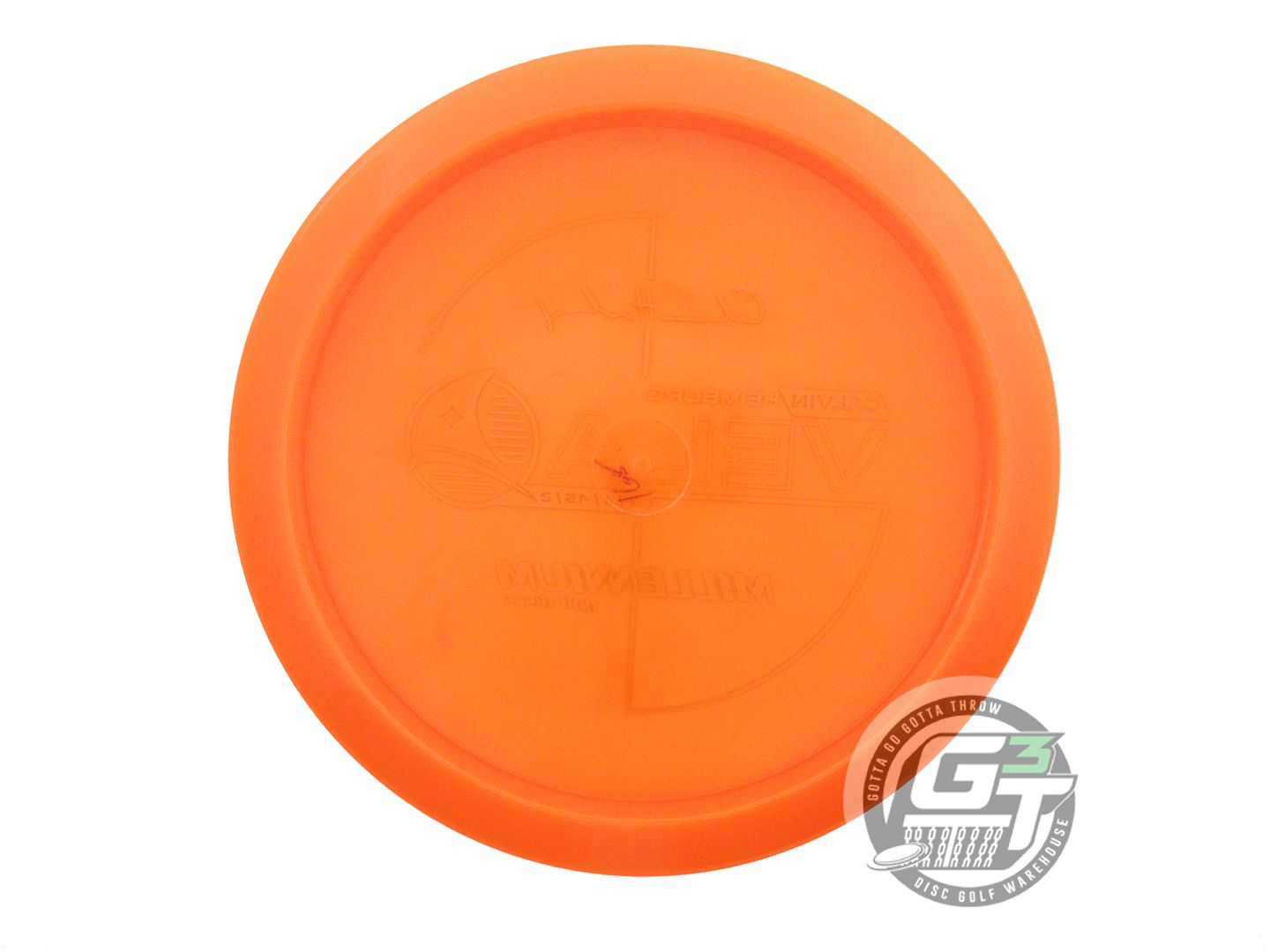 USED Millennium [HEIMBURG] Quantum Vela 168g Orange Gray Laser Driver Golf Disc