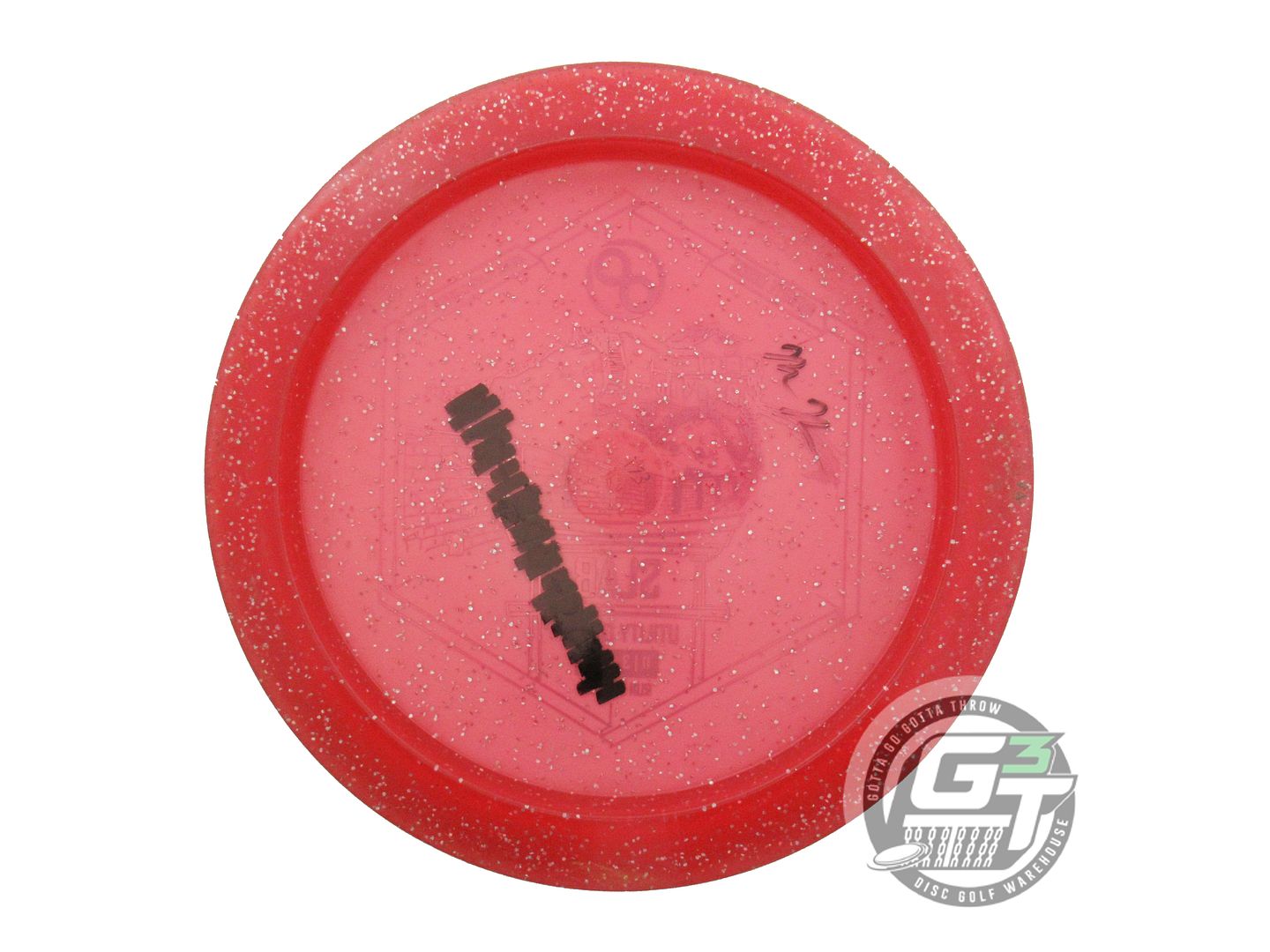 USED Infinite Metal Flake C-Blend Slab 174g Red Pink Foil Distance Driver Disc