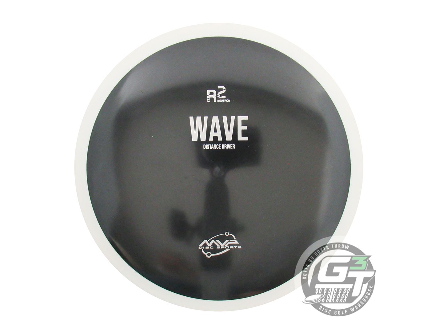 NOS MVP Disc Sports R2 Neutron Wave 172g Black White Rim Distance Driver Disc