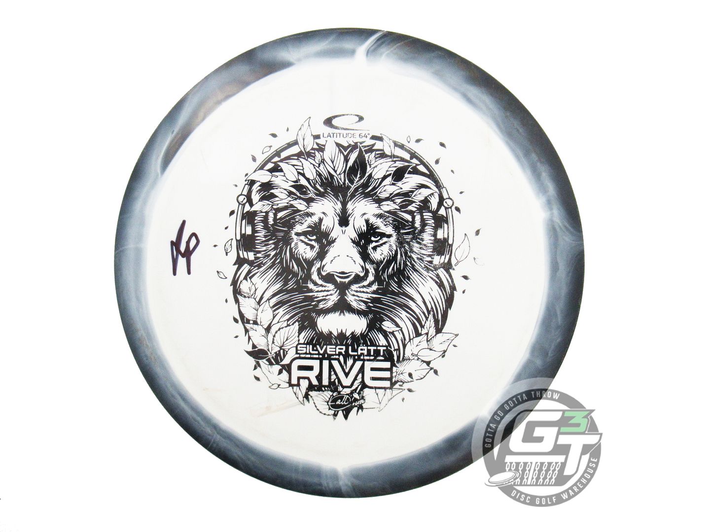 USED Latitude 64 [LATT] Royal Grand Orbit Rive 175g Black-White Driver Golf Disc