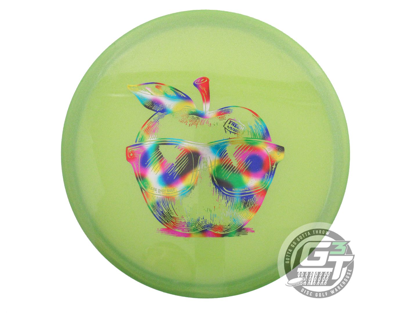 USED Innova Moondust Champion Mako3 180g Green Jellybean Foil Midrange Golf Disc