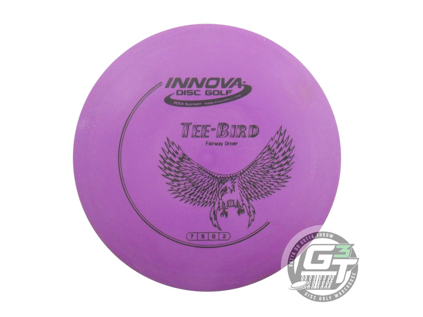 USED Innova DX Teebird 168g Purple Black Stamp Fairway Driver Golf Disc