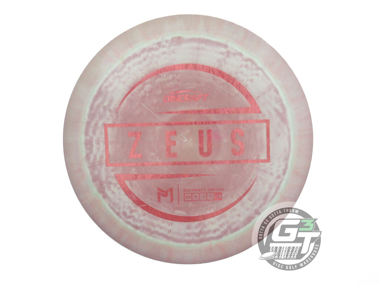 USED Discraft [McBETH] ESP Zeus 175g Pink-Seafoam Driver Golf Disc