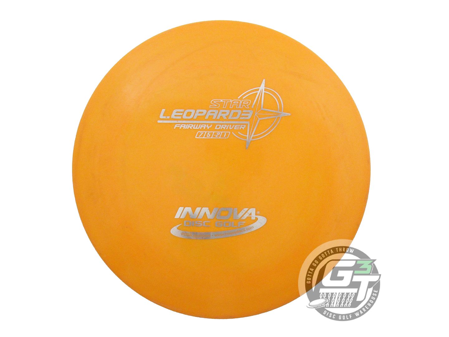 USED Innova Star Leopard3 165g Orange Silver Foil Fairway Driver Golf Disc