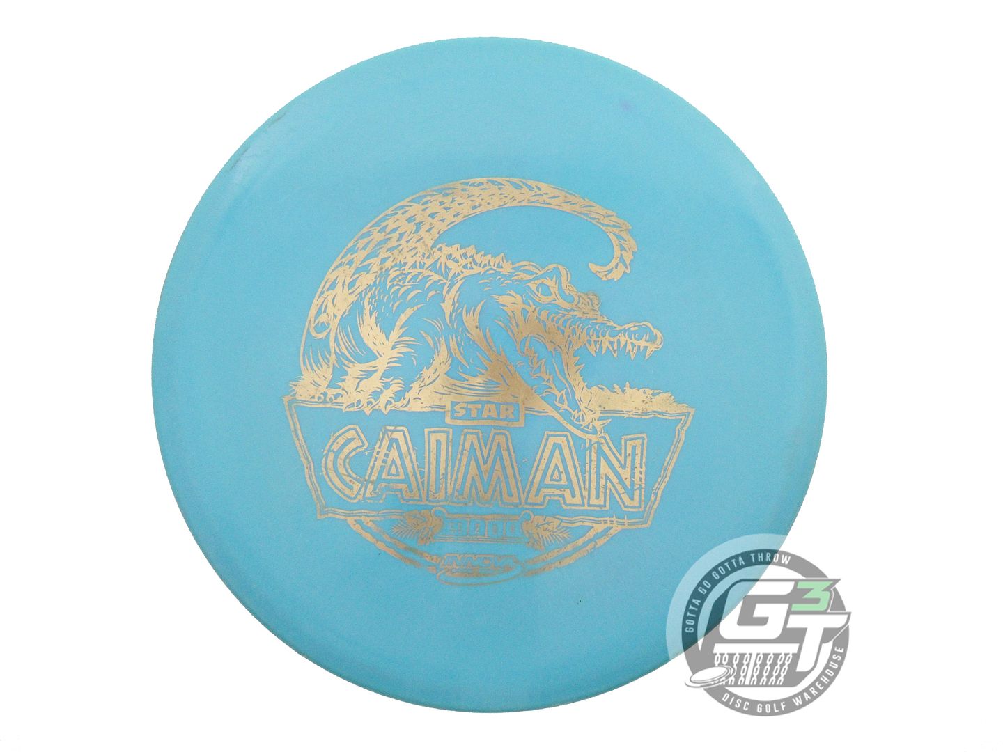 USED Innova Star Caiman 175g Teal Gold Foil Midrange Golf Disc