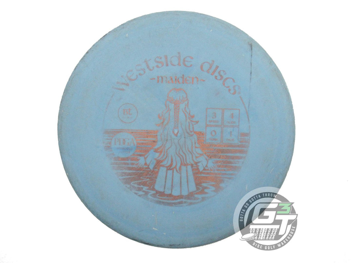 USED Westside Discs BT Medium Maiden 173g Sky Blue Silver Stamp Midrange Disc