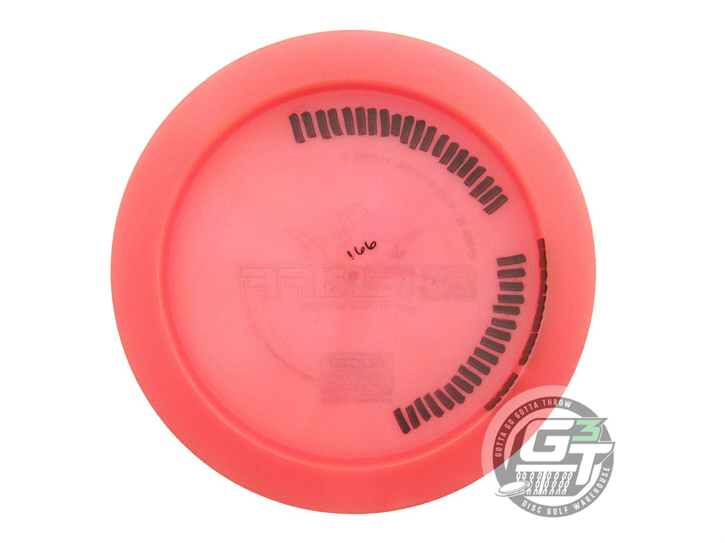 USED Dynamic Discs Lucid AIR Sheriff 166g Pink Teal Foil Distance Driver Disc