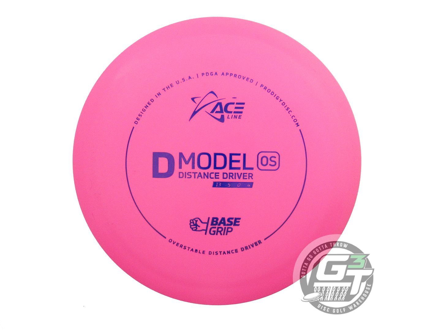 Prodigy Ace Line Base Grip D Model OS Distance Driver Golf Disc (Individually Listed)