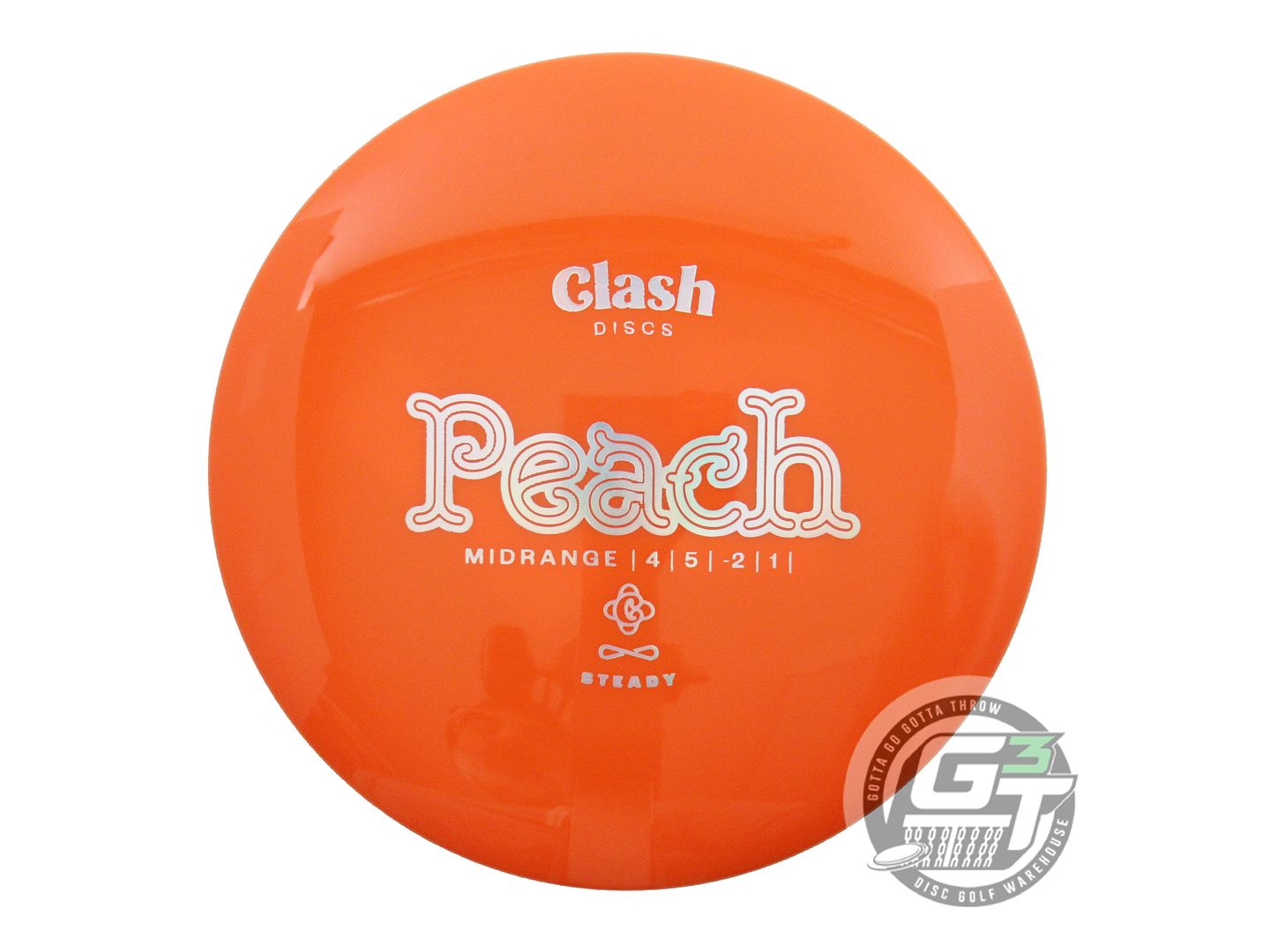 Clash Steady Peach Midrange Golf Disc (Individually Listed)