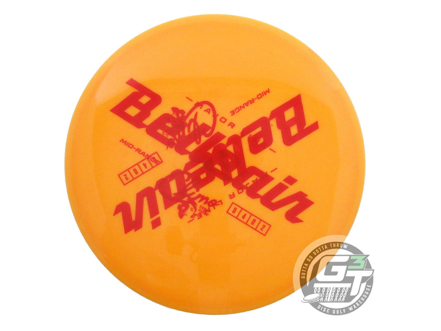 USED Climo X-OUT Major Line Belleair 178g Orange Midrange Golf Disc