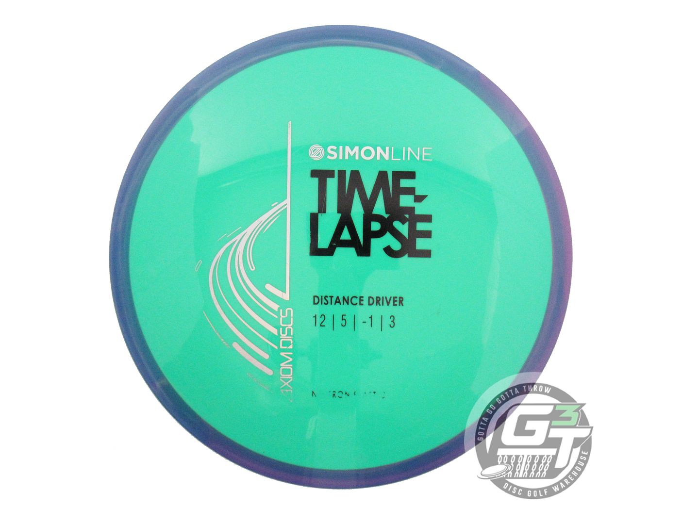 USED Axiom Discs Neutron Time Lapse 173g Green Blue Rim Driver Golf Disc