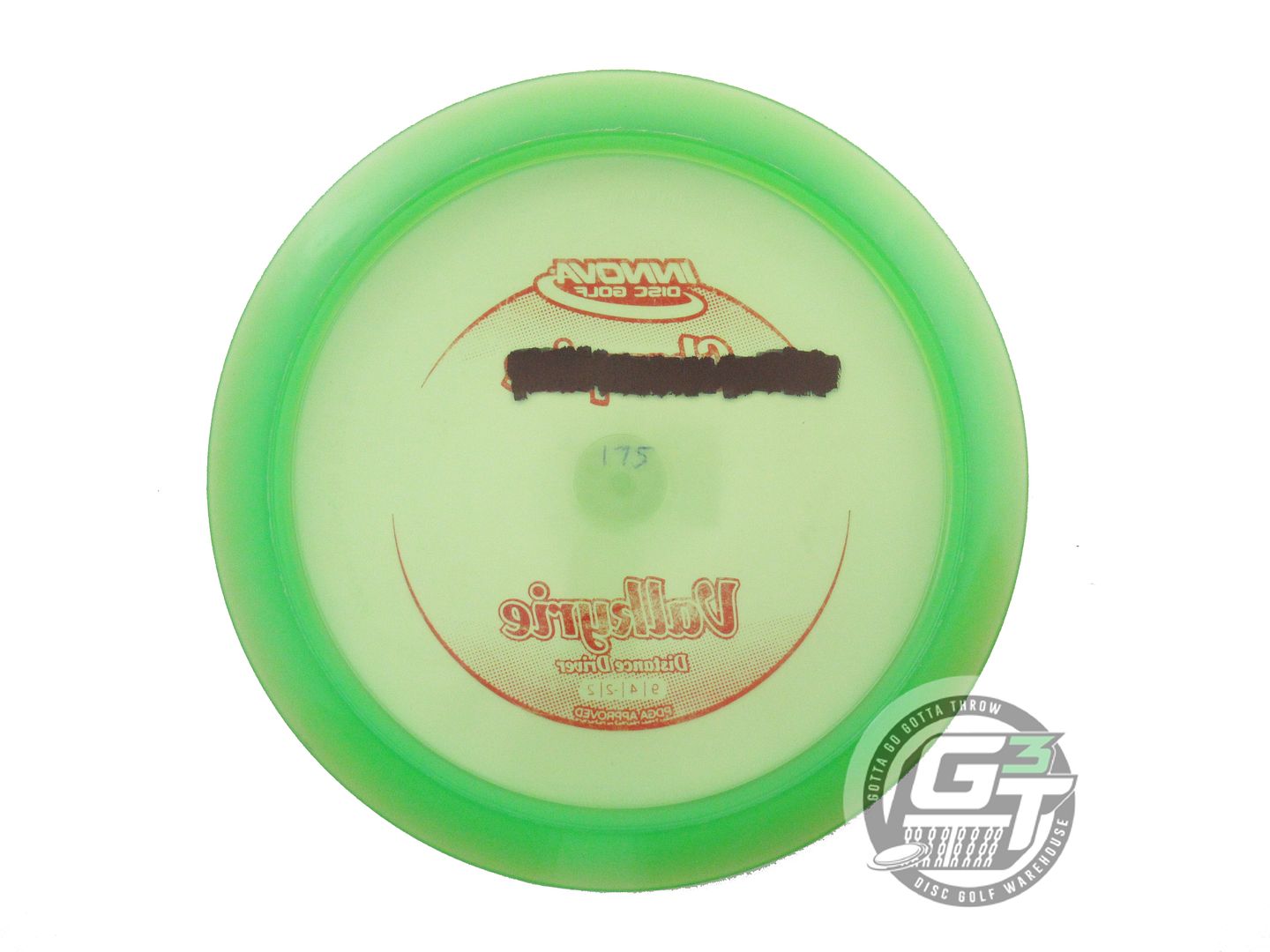 USED Innova Champion Valkyrie 175g Green Red Stamp Distance Driver Golf Disc