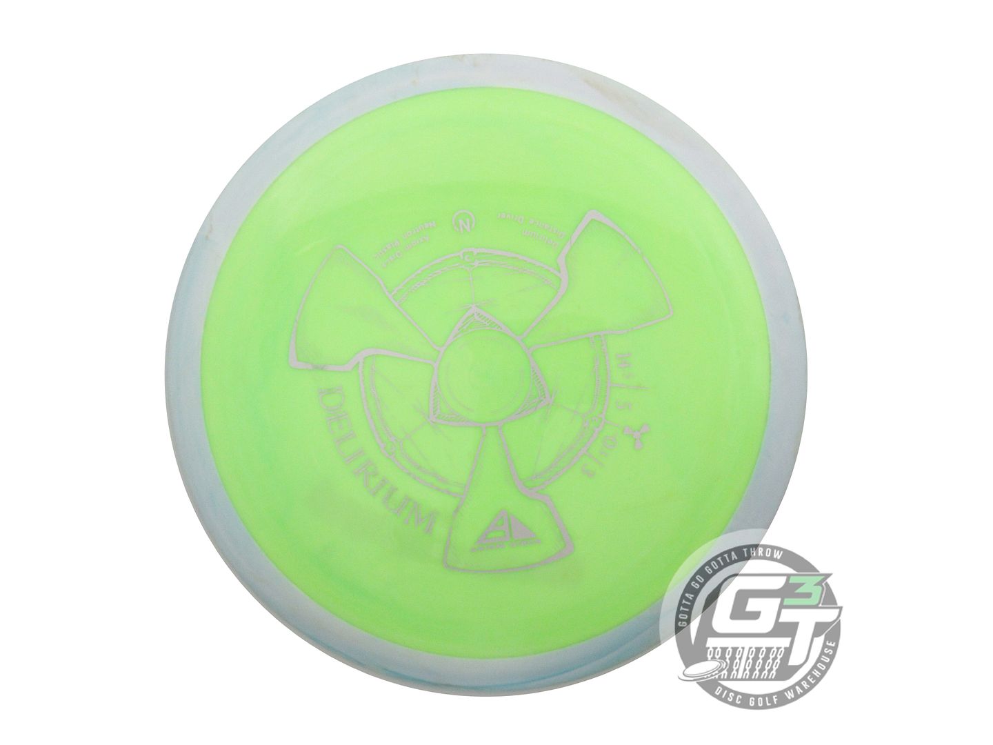 USED Axiom Discs Neutron Delirium 175g Yellow White Rim Distance Driver Disc