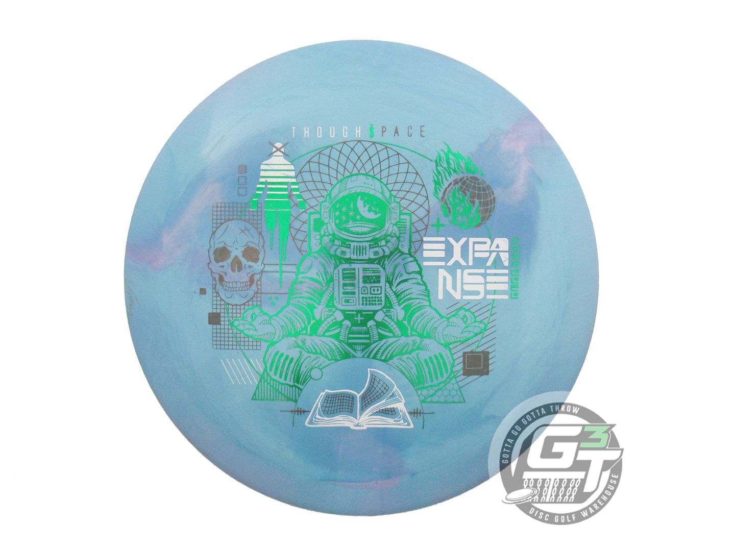 USED Thought Space Parallel Expanse 175g Teal-Lilac Distance Driver Golf Disc