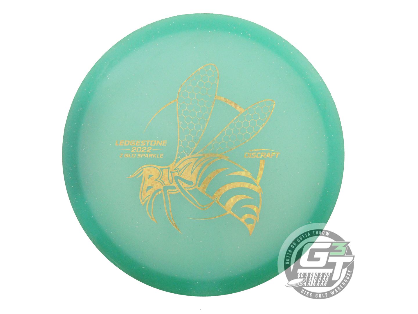 USED Discraft [LEDGESTONE] Glo Z Sparkle Buzzz 174g Seafoam Midrange Disc
