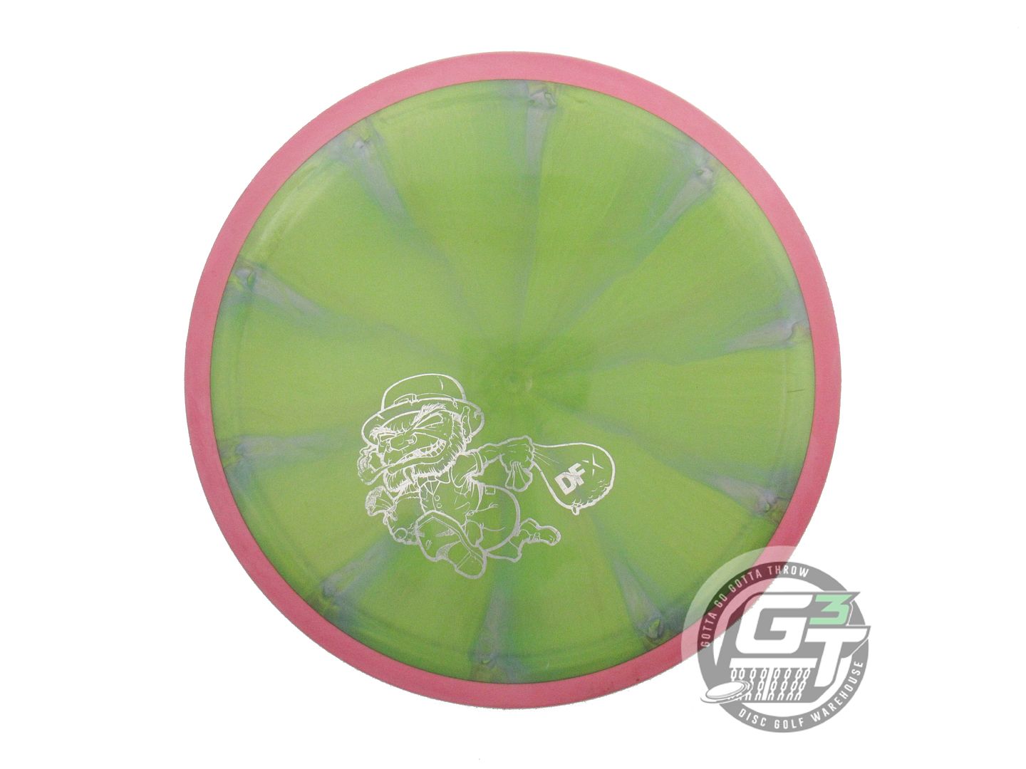 USED Axiom Discs [DFX] Plasma Insanity 169g Olive-Blue Pink Rim Driver Golf Disc