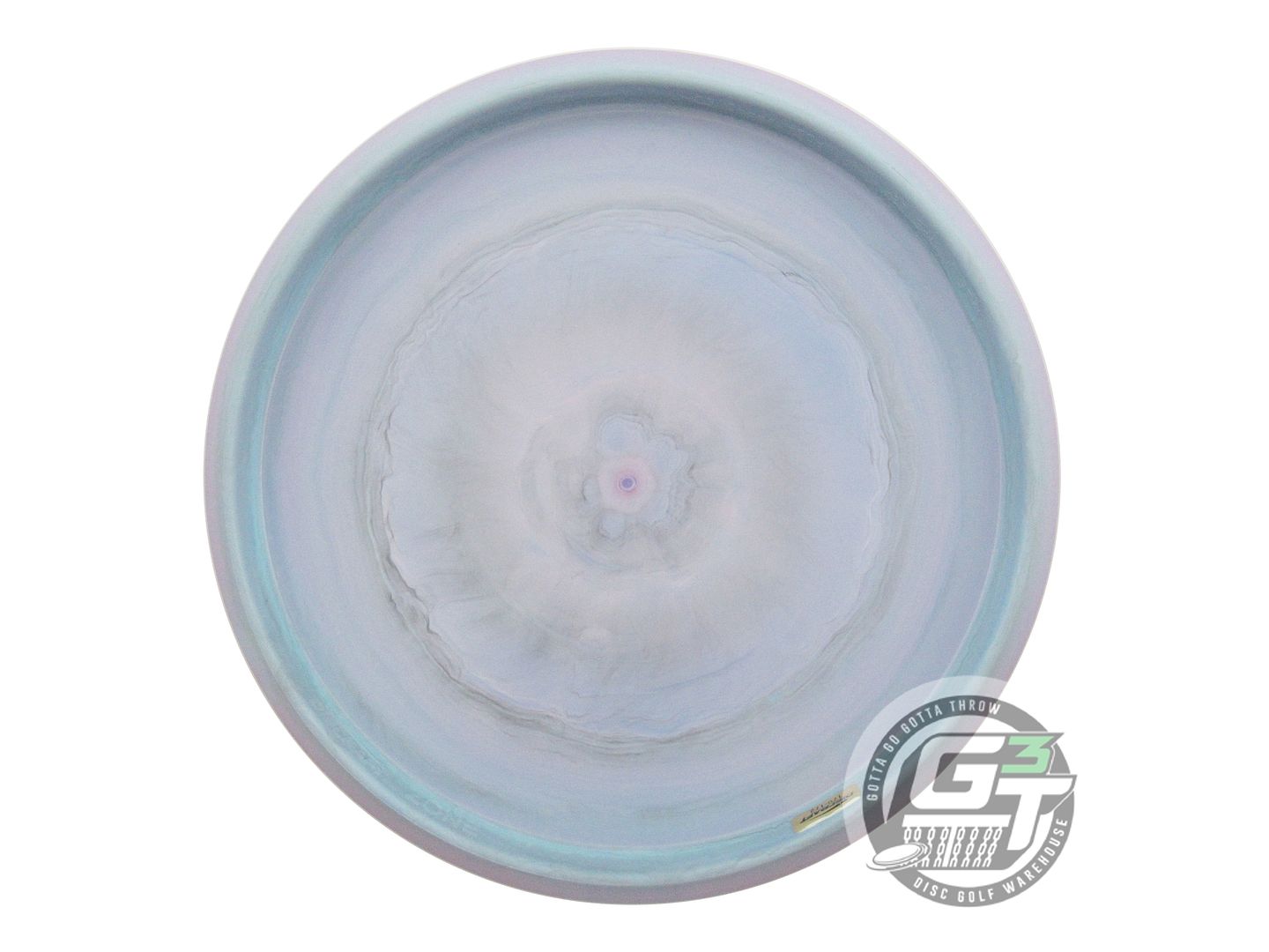 USED Discraft ESP FLX Zone 173g Lilac-Gray Rainbow Laser Foil Putter Golf Disc