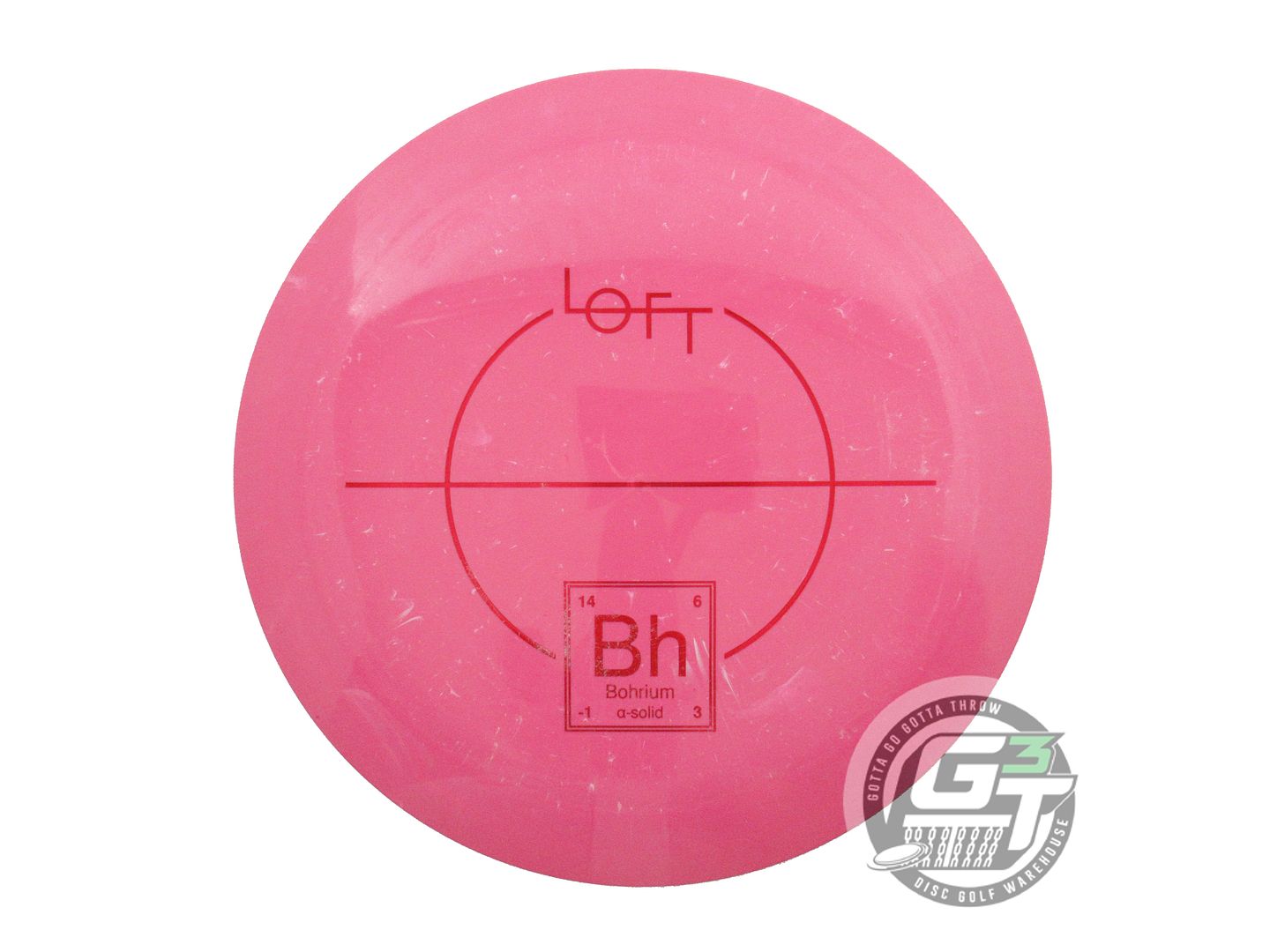 USED Loft Discs Alpha Solid Bohrium 174g Pink Red Foil Distance Driver Golf Disc