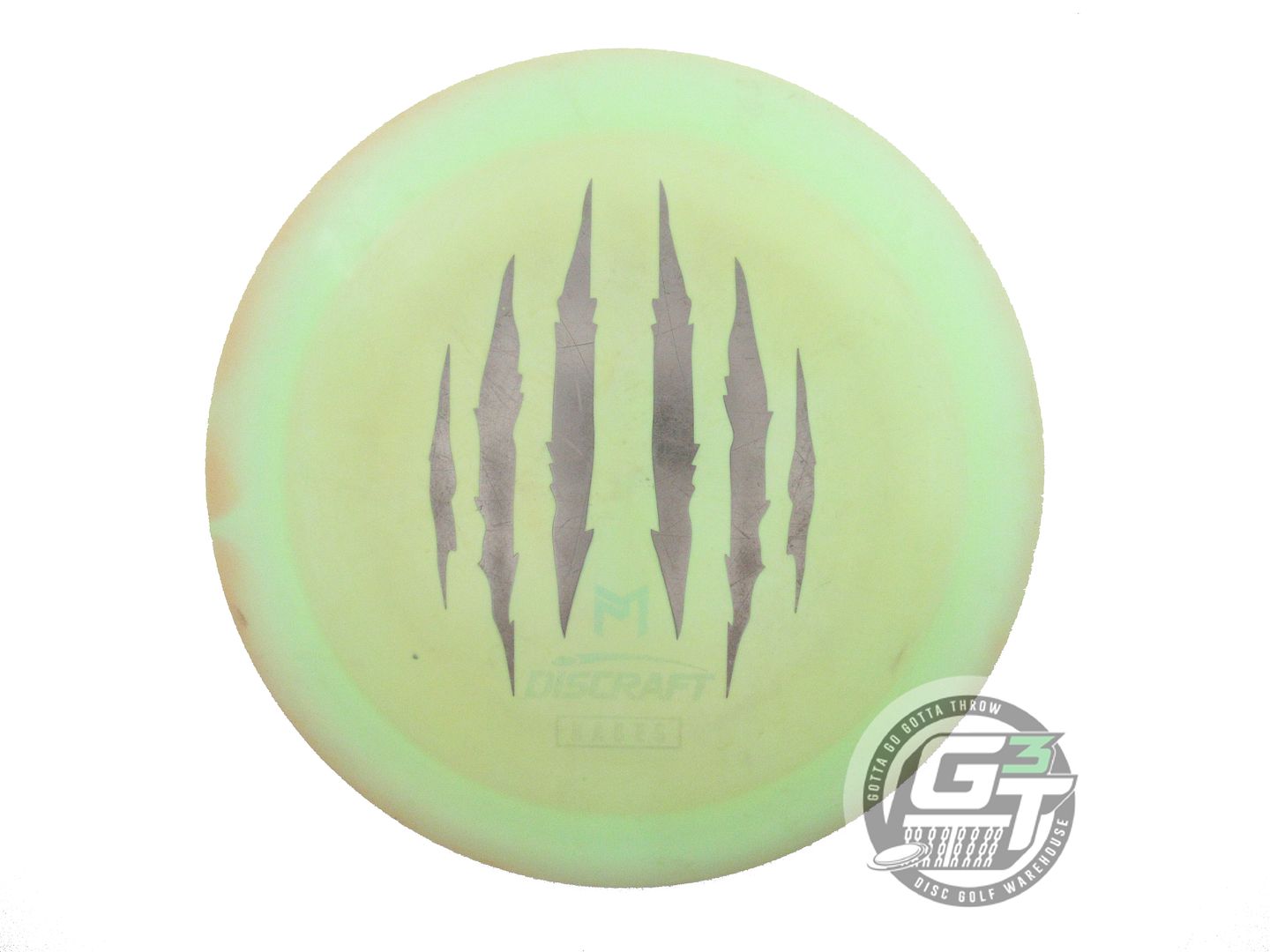 USED Discraft [McBETH] 6X CLAW ESP Hades 176g Lime Gray Foil Driver Golf Disc