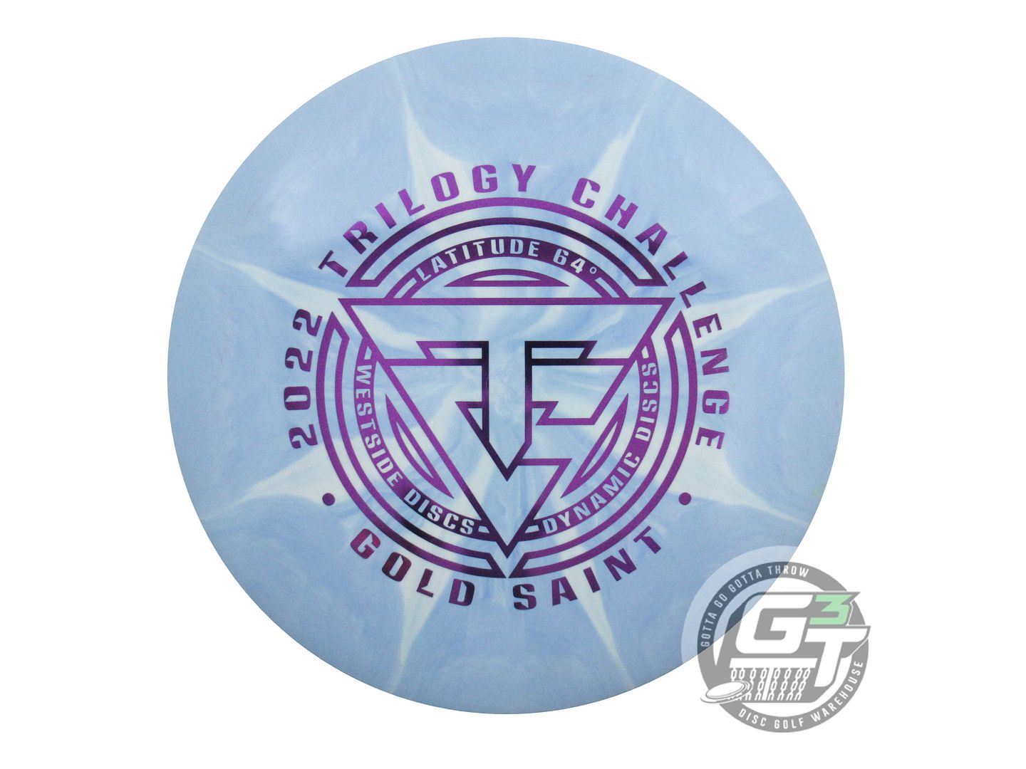 USED Latitude 64 [TRILOGY CHALLENGE] Gold Burst Saint 168g Blue Driver Golf Disc