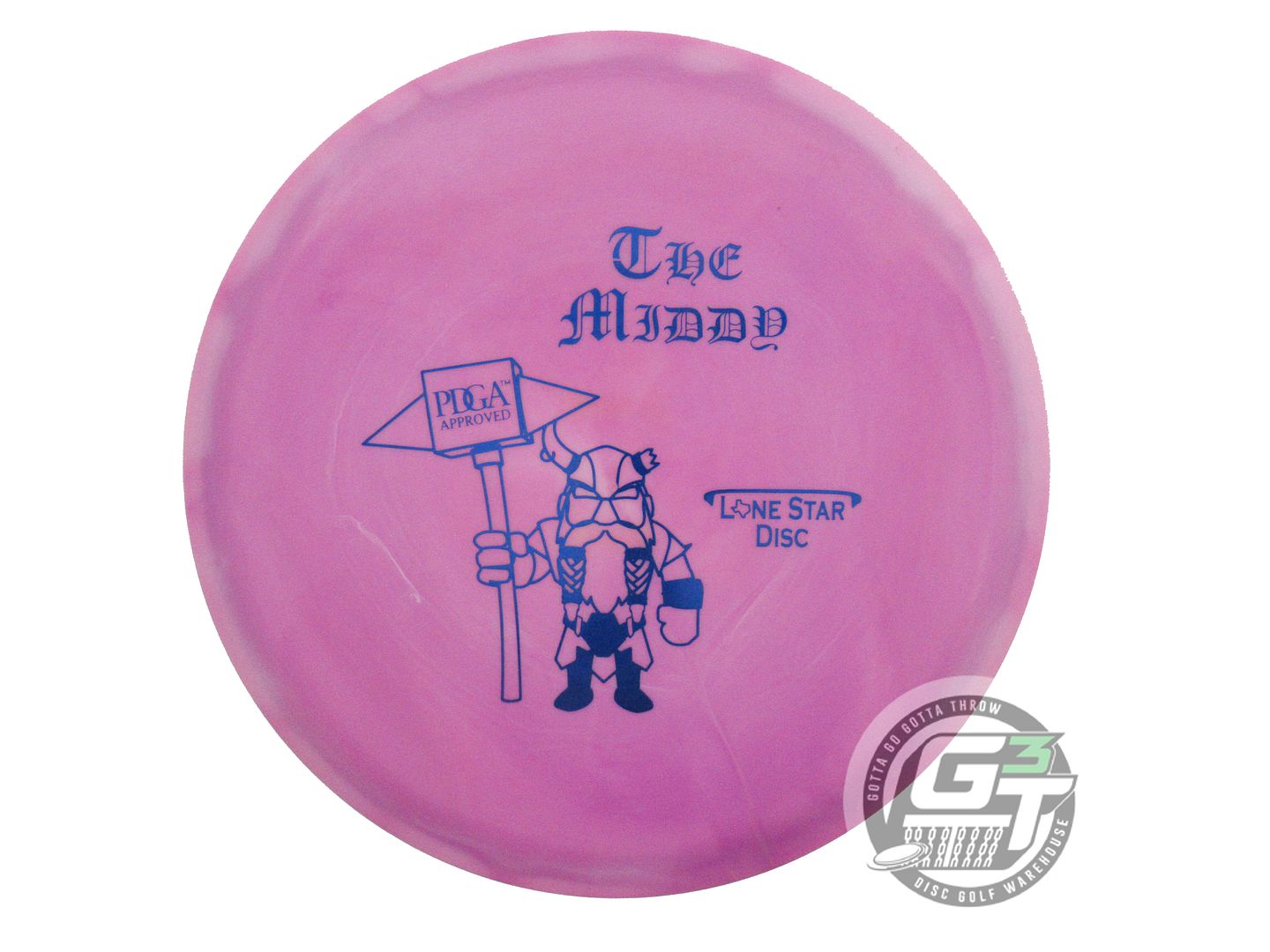 USED Lone Star [ARTIST] Bravo Middy 175g Purple Blue Foil Midrange Golf Disc