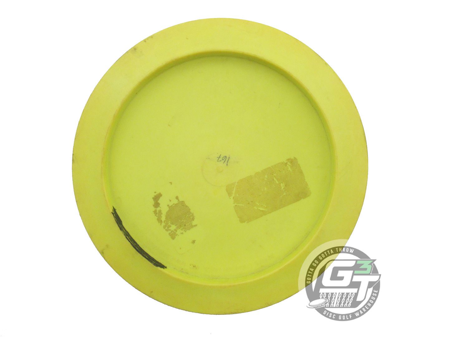 USED Innova Star Destroyer 167g Yellow Wiped Stamp Distance Driver Golf Disc