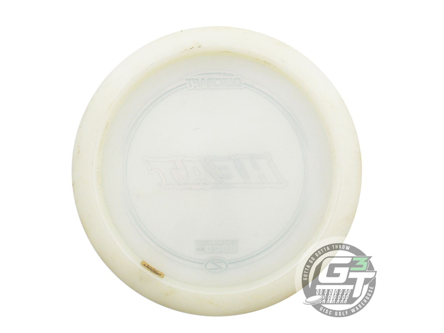 USED Discraft Z Heat 177g White Teal Flower Foil Distance Driver Golf Disc