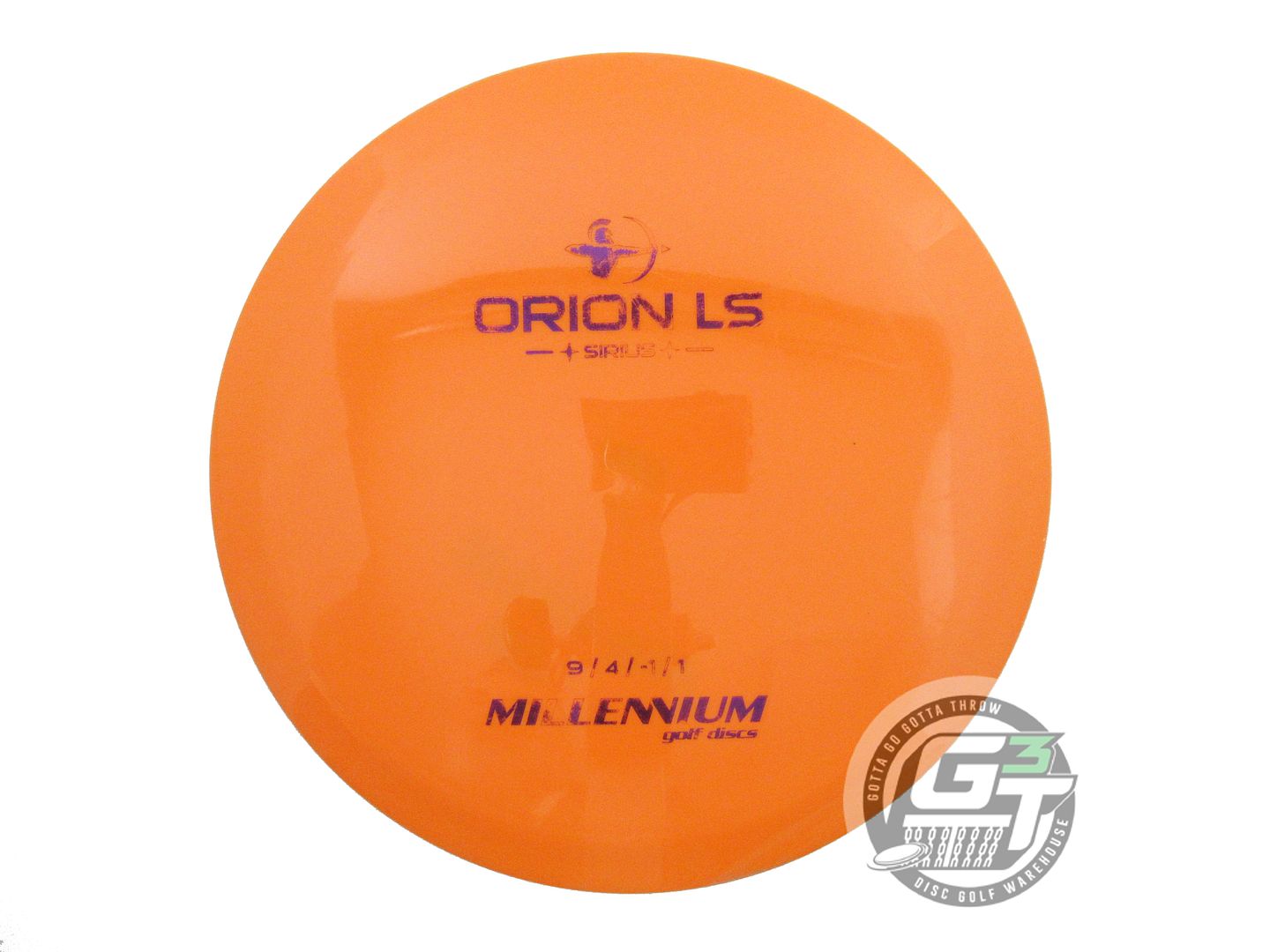 USED Millennium Sirius Orion LS 175g Orange Purple Foil Distance Driver Disc