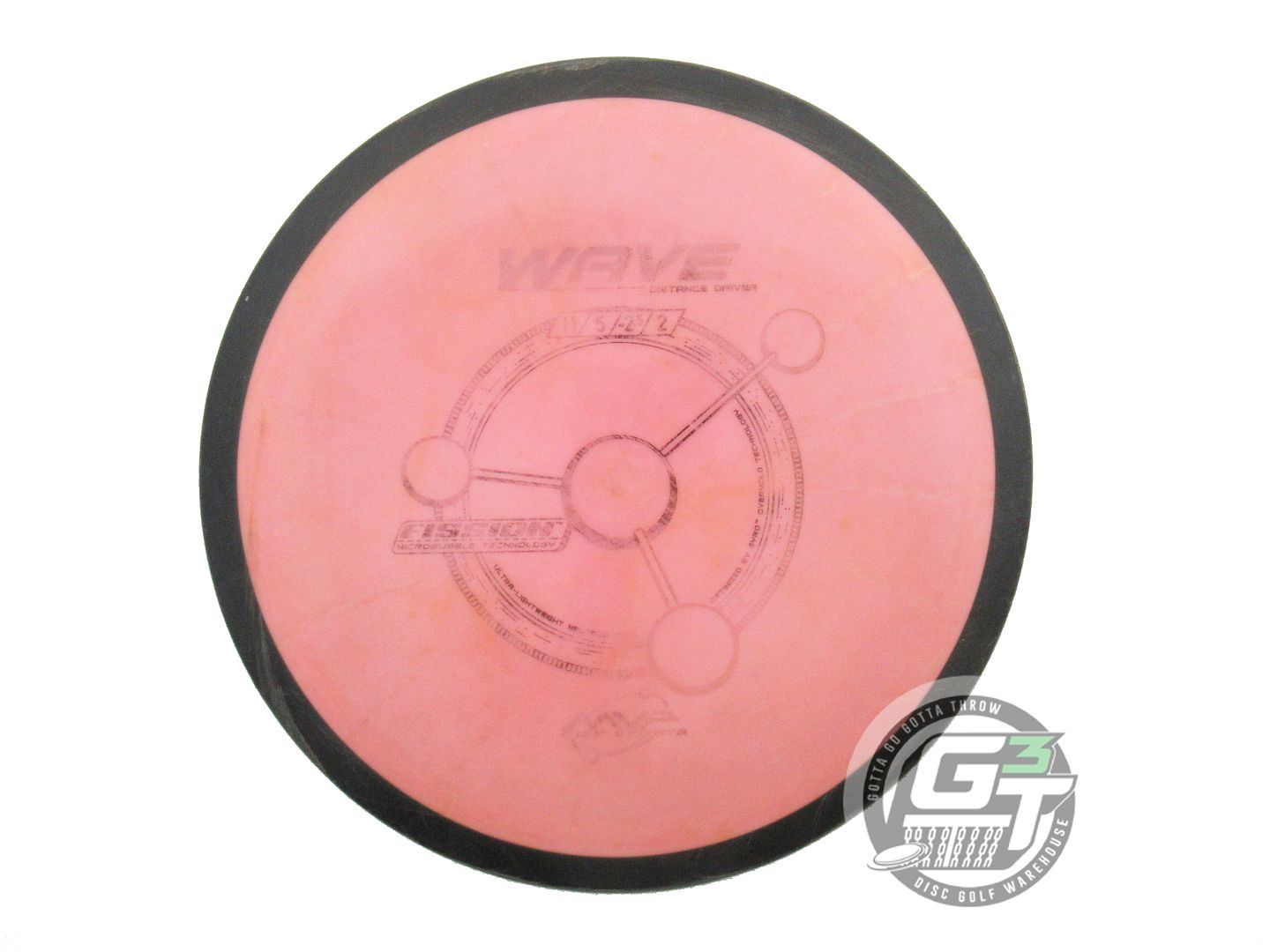 USED MVP Disc Sports Fission Wave 173g Pink Distance Driver Golf Disc