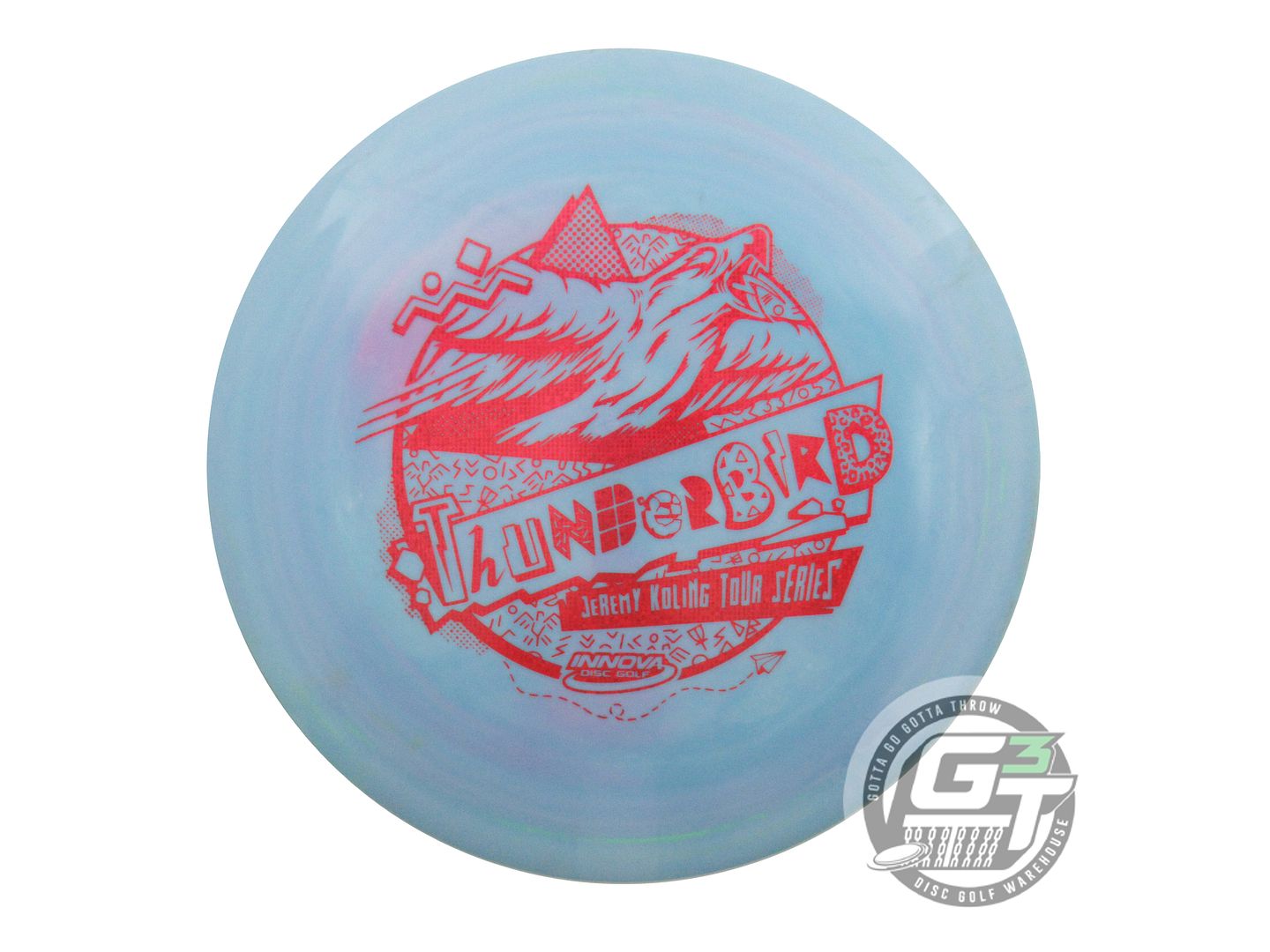 USED Innova [KOLING] Star Thunderbird 175g Blue Red Glitter Distance Driver Disc