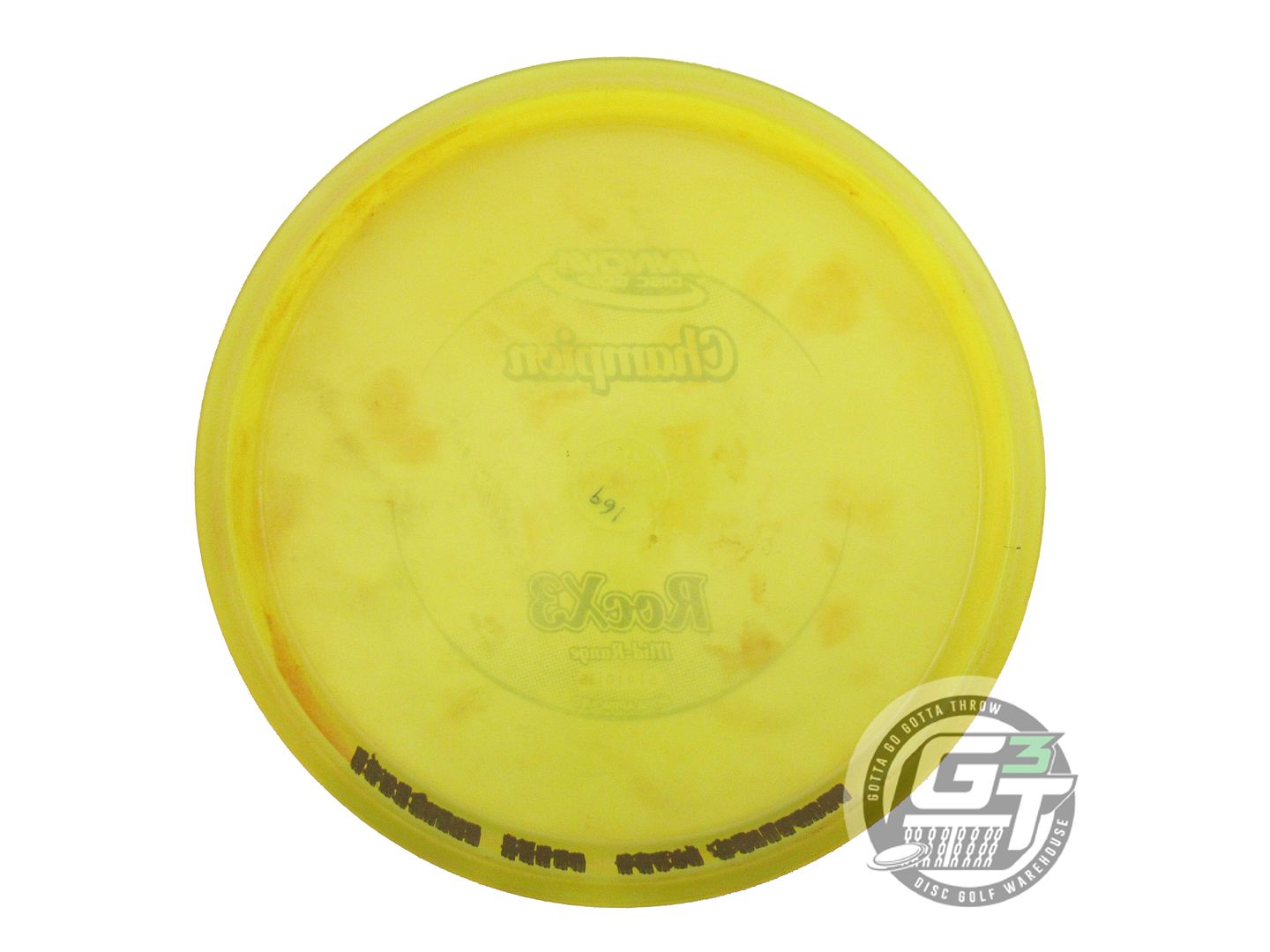 USED Innova Champion RocX3 169g Marigold Silver Foil Midrange Golf Disc