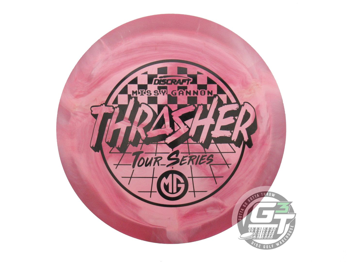 USED Discraft [GANNON] ESP Thrasher 175g Pink Black Stamp Distance Driver Disc