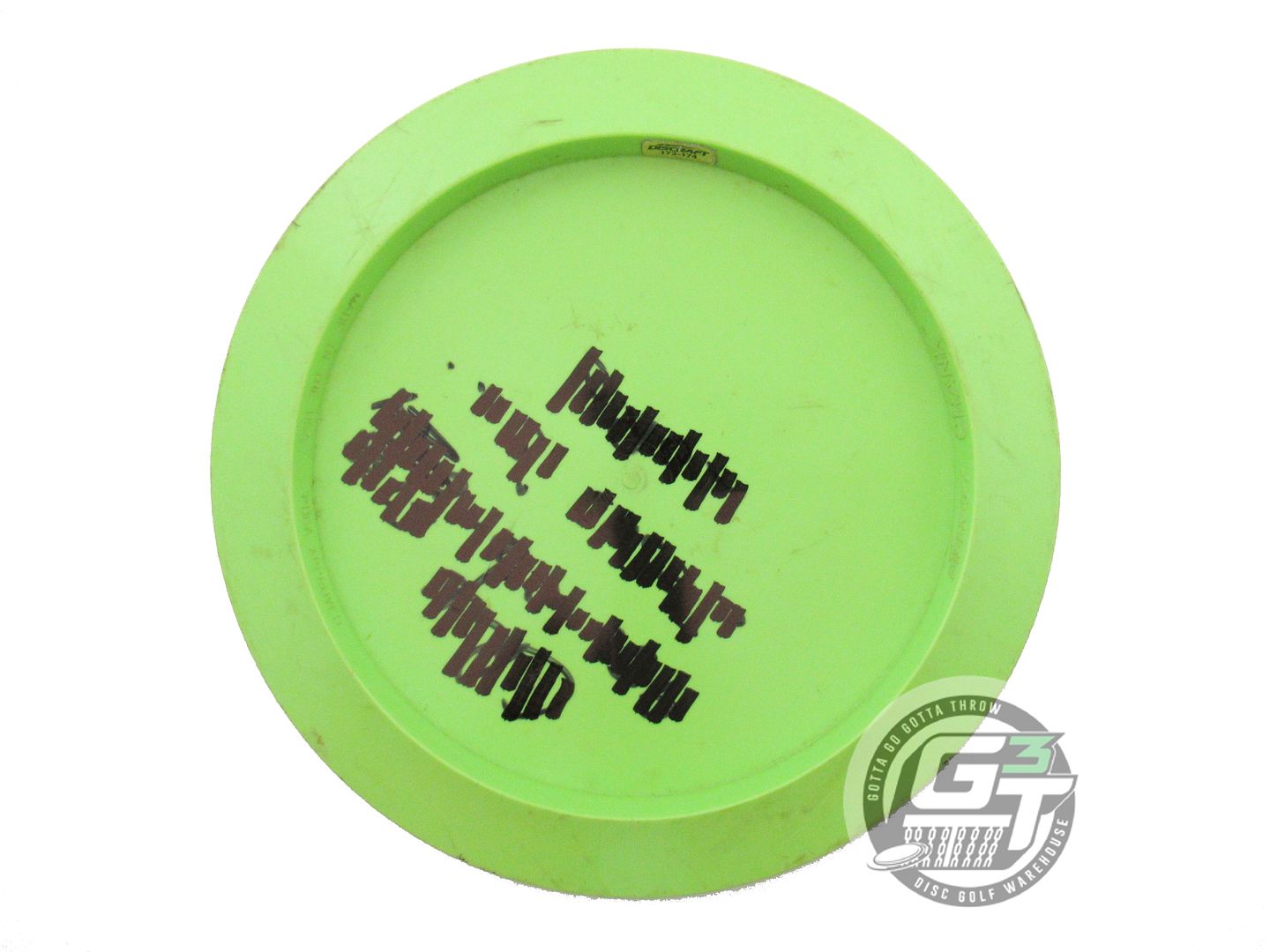 USED Discraft ESP Crank 174g Lime Red Foil PFN Distance Driver Golf Disc