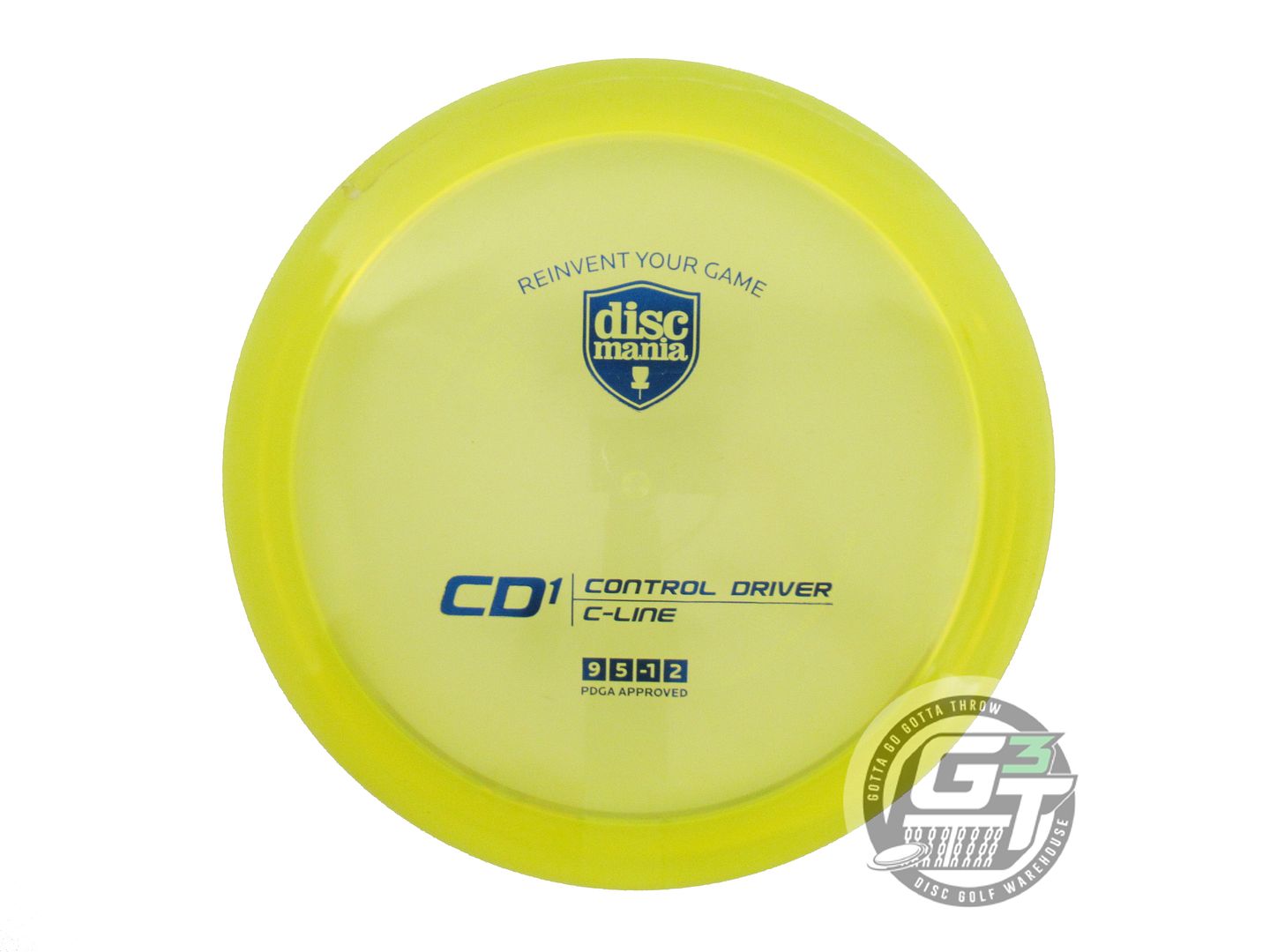 USED DiscMania C-Line CD1 173g Yellow Blue Foil Distance Driver Golf Disc