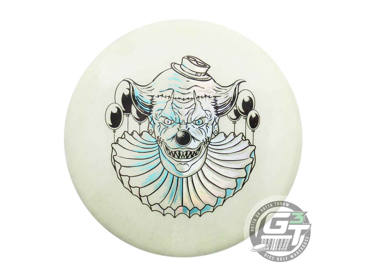 NOS Infinite MF Glow C-Blend Roman 173g Silver Holo & Aqua Foil Driver Golf Disc