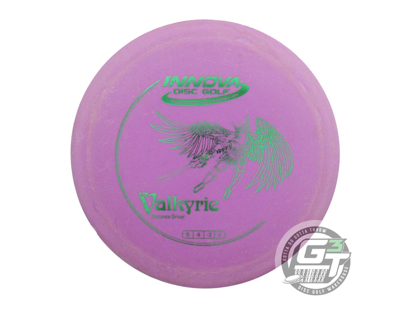 USED Innova DX Valkyrie 172g Purple Green Foil Distance Driver Golf Disc