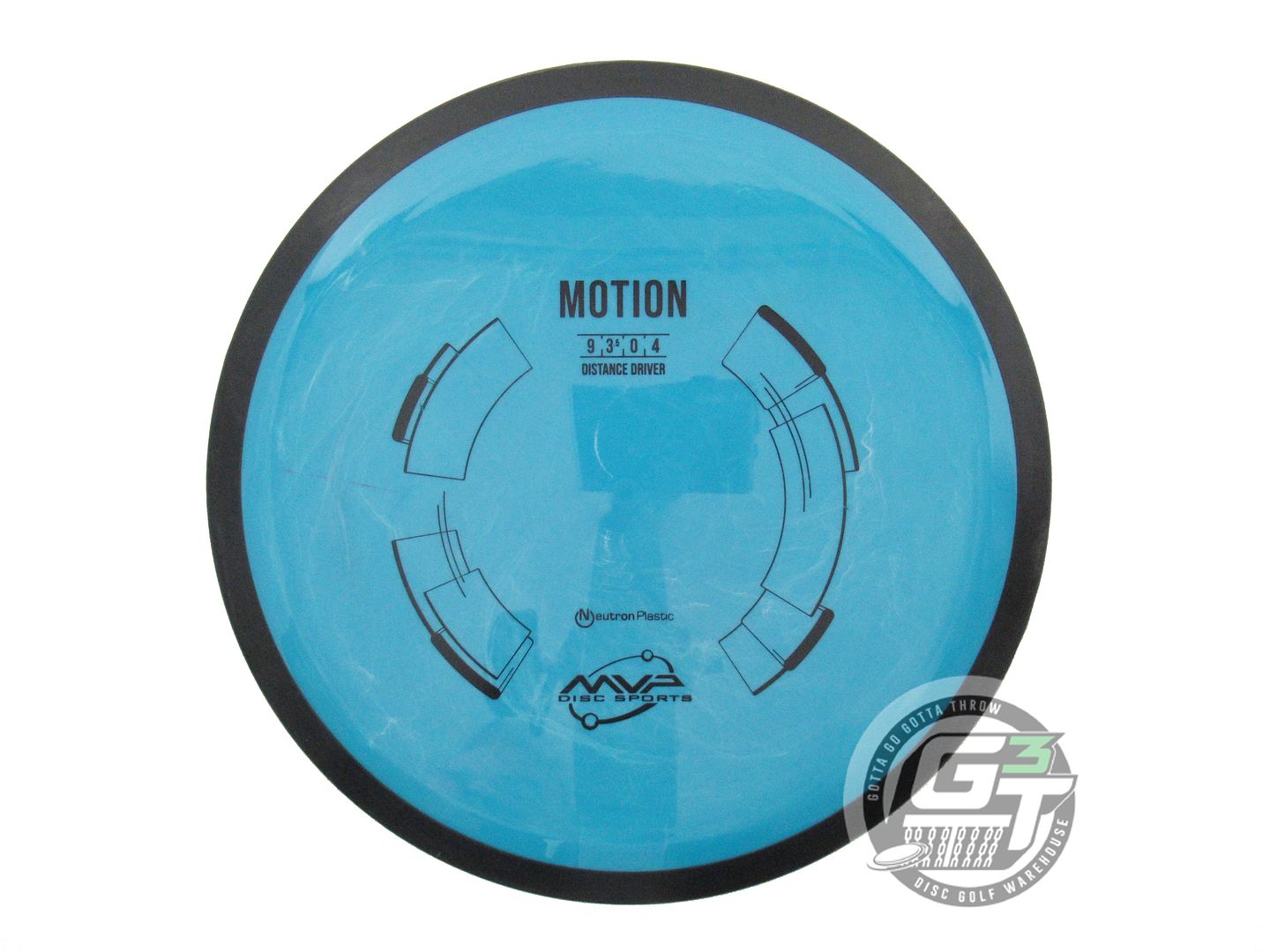 USED MVP Disc Sports Classic Neutron Motion 172g Teal Distance Driver Golf Disc
