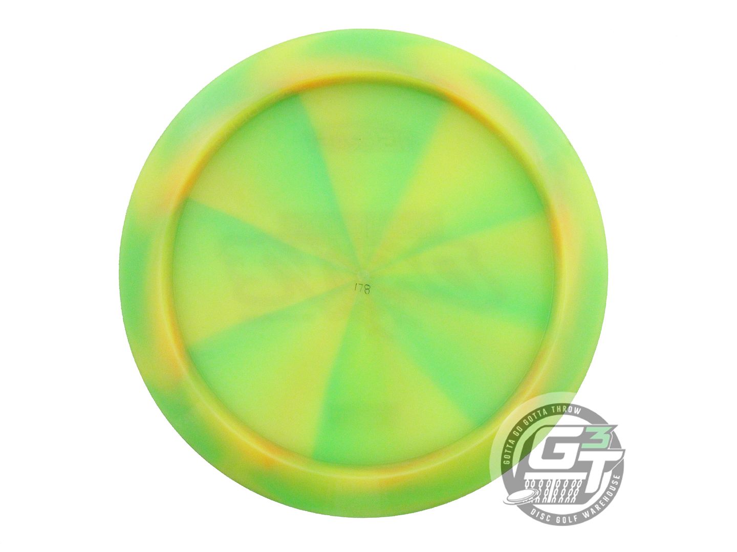 USED Discraft [PIERCE] Z Swirl Drive 178g Lime-Yellow Distance Driver Golf Disc