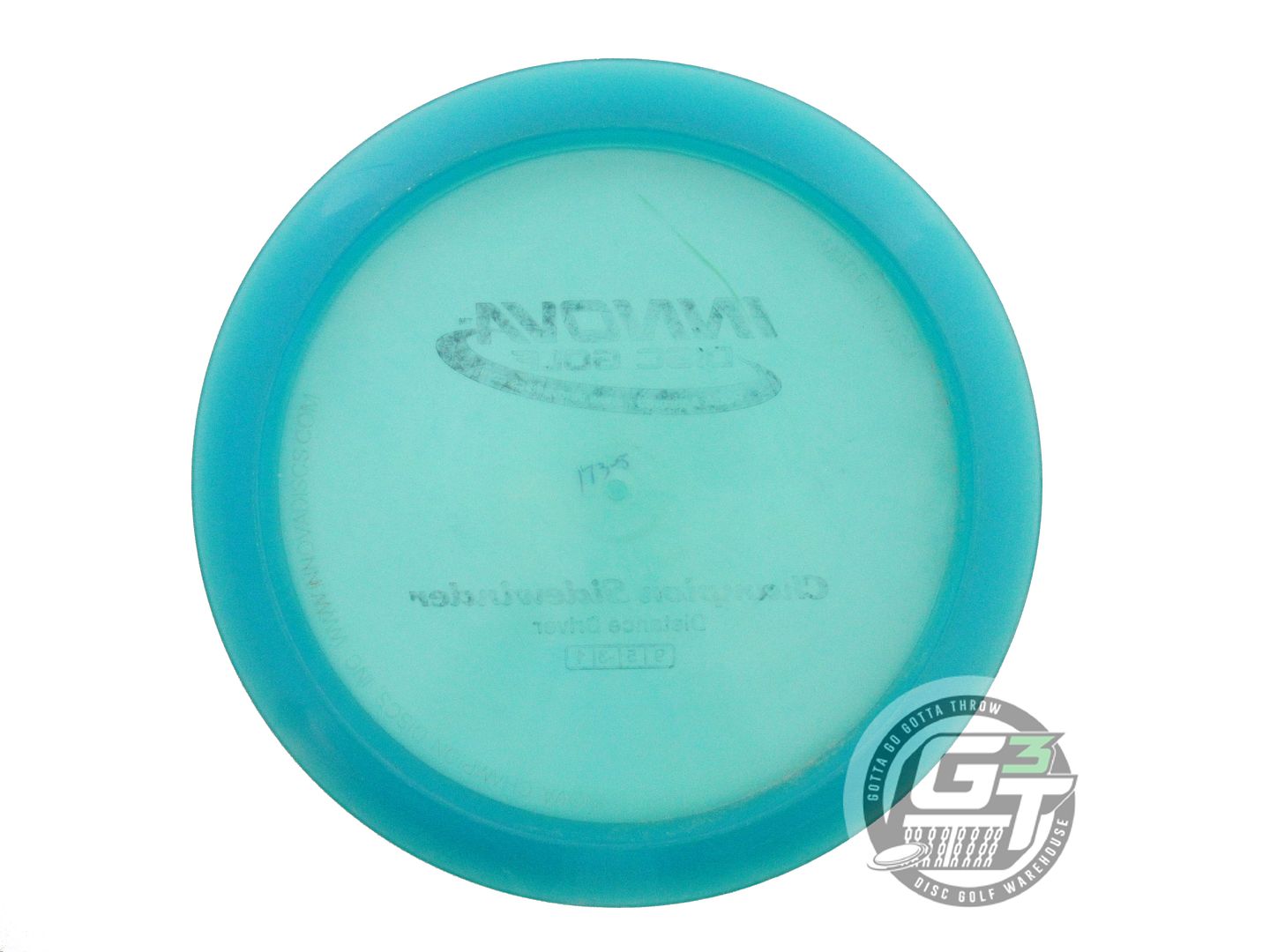 USED Innova Champion Sidewinder 173g Teal Wiped Stamp Distance Driver Golf Disc
