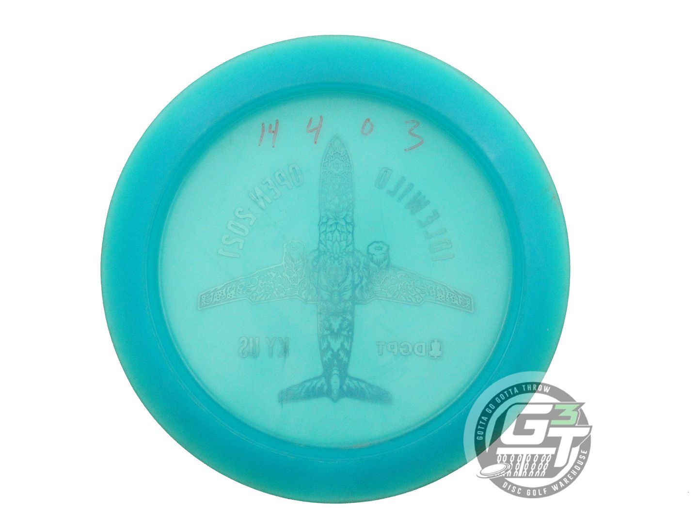 USED Latitude 64 Opto Ballista Pro 175g Teal Rainbow Foil Distance Driver Disc