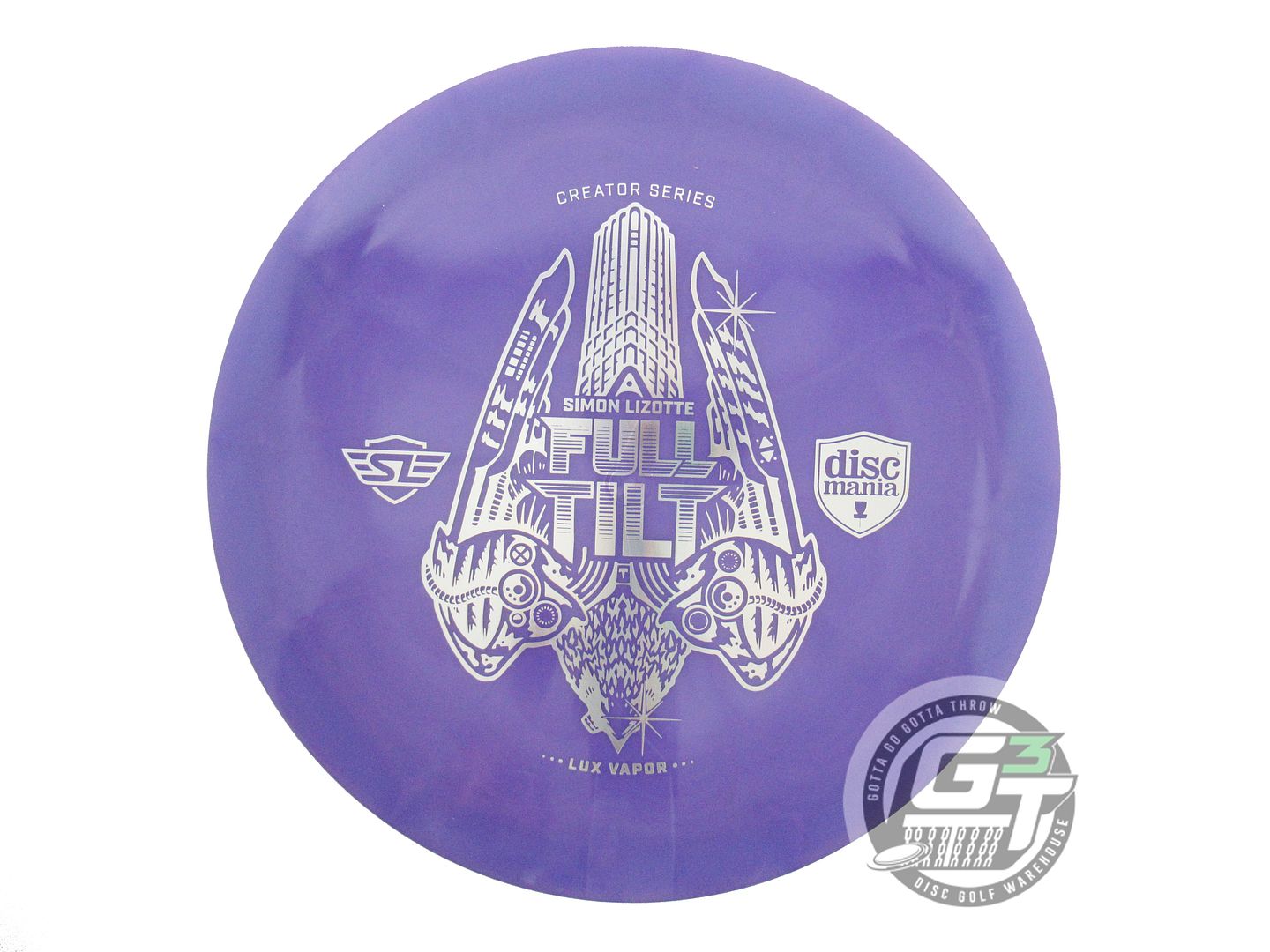 USED DiscMania [LIZOTTE] Lux Vapor Tilt 175g Purple Fairway Driver Golf Disc