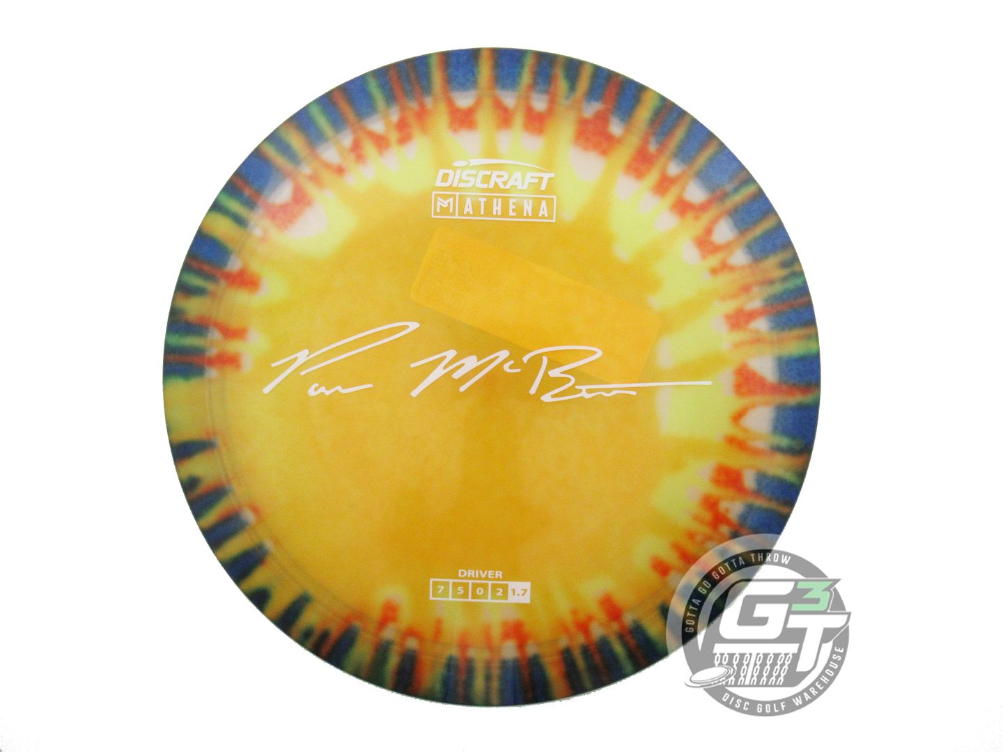 Discraft Paul McBeth Signature Fly Dye Elite Z Athena Fairway Driver Golf Disc (Individually Listed)