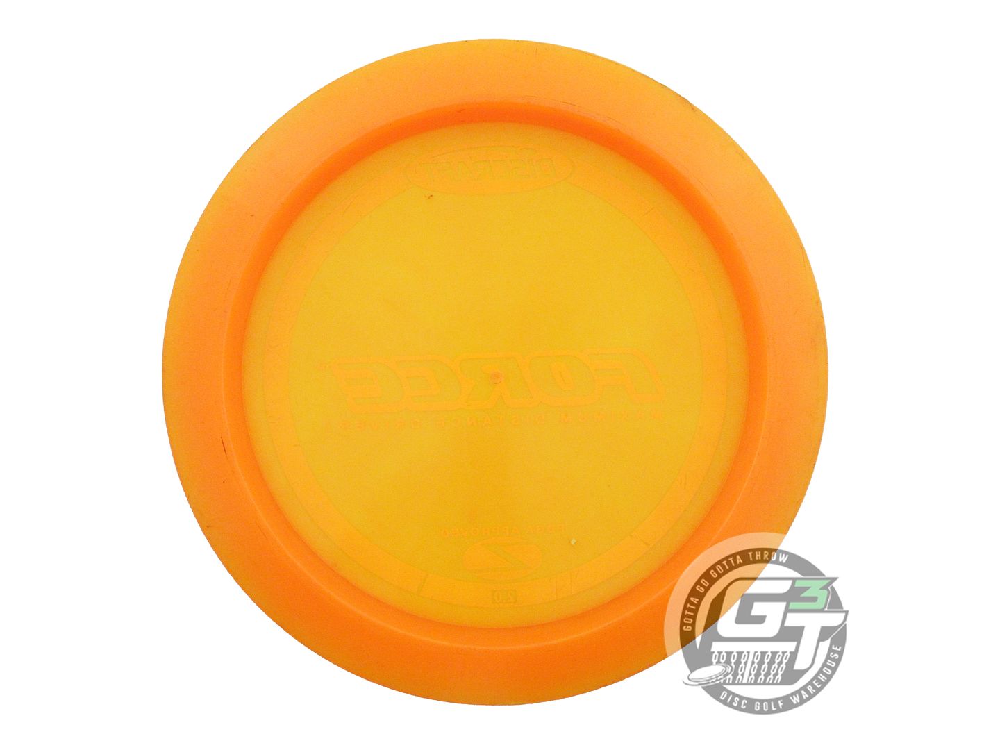 USED Discraft Z Force 175g Orange White Stamp Distance Driver Golf Disc